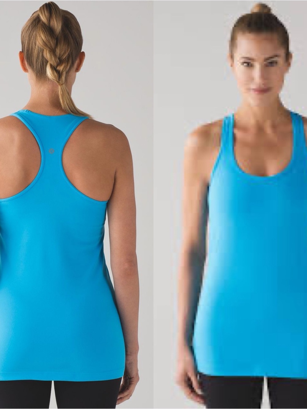 lululemon athletica Bright Aqua  Cool Racerback Kayak Bl Tank